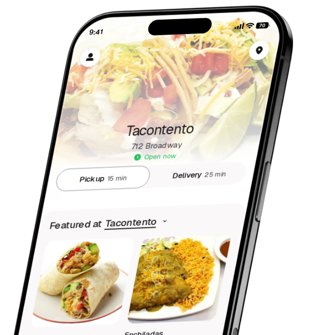 Tacontento app preview